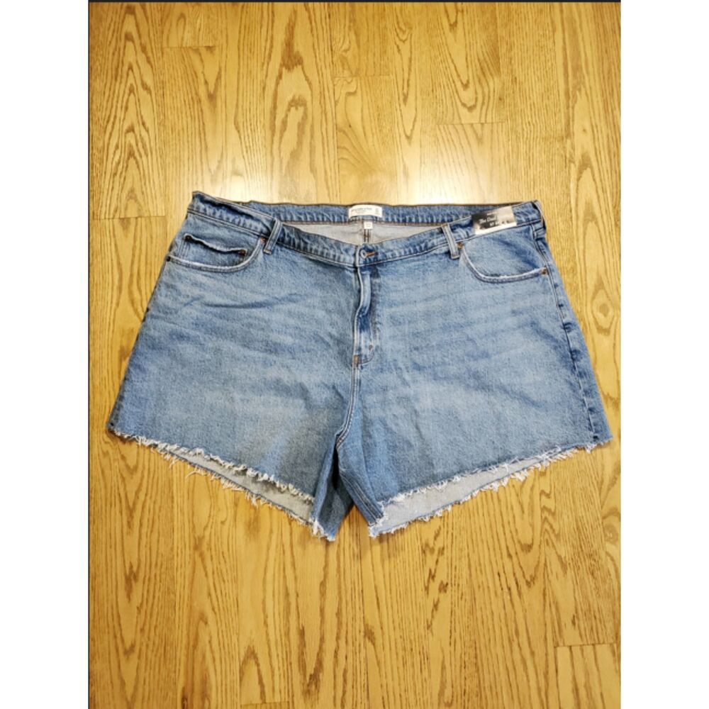 Abercrombie & Fitch Womens 37/24 The Dad Short High Rise Curve Love New